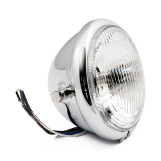 Faro anteriore goffrato Bates Style 5 3/4'' montaggio laterale