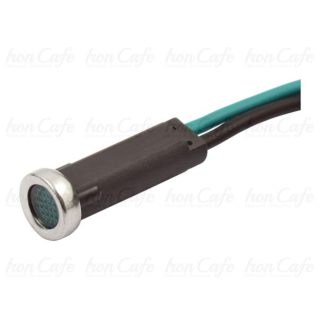 Spia a led verde 8mm