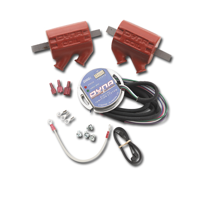 Kit Dyna 2000iP con 2 bobine Dyna DC1-1 Single Fire con doppia candela