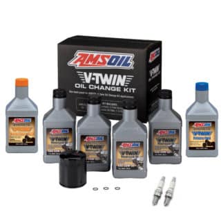 Kit tagliando Amsoil Touring Twin Cam, filtro nero