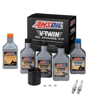 Kit tagliando Amsoil 99-17 Dyna e Softail Twin Cam, filtro nero
