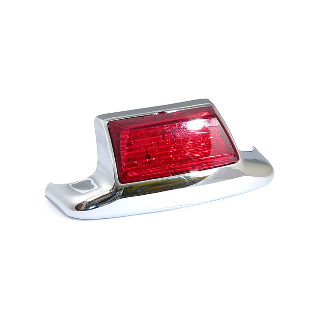 Fregio parafango posteriore con luce LED e lente rossa