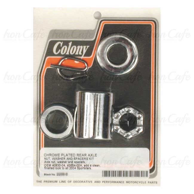 Colony axle Spacer Kit Rear