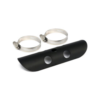 Schermo paracalore forato Nero 7''