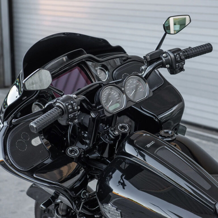 Manubrio Arlen Ness MX Moto inox nero - immagine 2