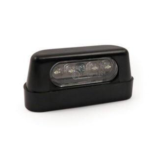 Luce targa nera a led