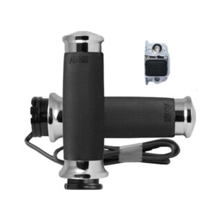 Manopole riscaldate Custom Contour cromate