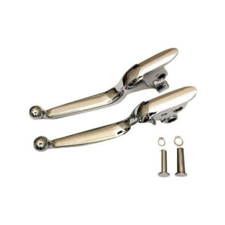 Set leve ergonomiche cromate Softail M8